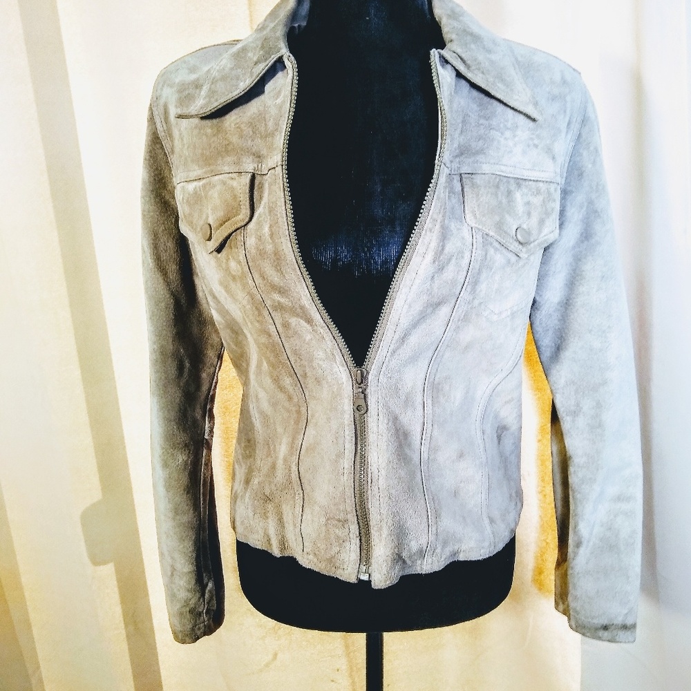 Vintage suede Express jacket!